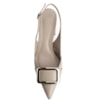 Scarpin Couro Bege - imagem 5