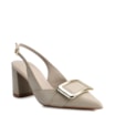 Scarpin Couro Bege - imagem 1