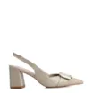 Scarpin Couro Bege - imagem 2