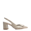Scarpin Couro Bege - imagem 2