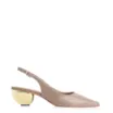 Scarpin Couro Bege - imagem 2
