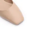 Scarpin Couro Bege - imagem 6