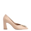 Scarpin Couro Bege - imagem 2