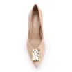 Scarpin Couro Bege - imagem 5