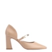 Scarpin Couro Bege - imagem 3