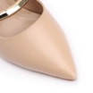 Scarpin Couro Bege - imagem 7