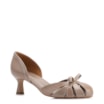 Scarpin Couro Bege/Alt Verniz Bege - imagem 1