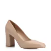 Scarpin Couro Bege Nude - imagem 1