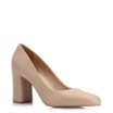 Scarpin Couro Bege Nude - imagem 1
