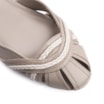 Scarpin Couro Bege/Off White - imagem 6