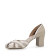 Scarpin Couro Bege/Off White - imagem 4