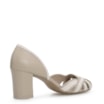 Scarpin Couro Bege/Off White - imagem 3