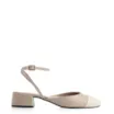 Scarpin Couro Bege/Off White - imagem 2