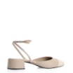 Scarpin Couro Bege/Off White - imagem 3