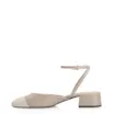 Scarpin Couro Bege/Off White - imagem 4