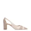 Scarpin Couro Bege/Off White - imagem 2