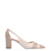 Scarpin Couro Bege/Off White - imagem 2