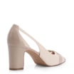 Scarpin Couro Bege/Off White - imagem 3