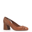 Scarpin Couro Caramelo - imagem 1