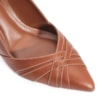 Scarpin Couro Caramelo - imagem 7