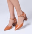 Scarpin Couro Caramelo - imagem 2