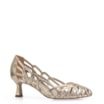 Scarpin Couro Champagne - imagem 1