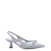 Scarpin Couro Croco Azul - imagem 1