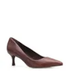 Scarpin Couro Croco Marrom - imagem 1