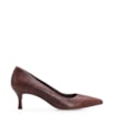Scarpin Couro Croco Marrom - imagem 2