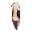 Scarpin Couro Croco Marrom - imagem 6