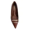 Scarpin Couro Croco Marrom - imagem 6