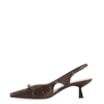 Scarpin Couro Croco Marrom - imagem 5