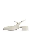 Scarpin Couro Croco Off White/Alt Off White - imagem 4