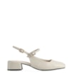 Scarpin Couro Croco Off White/Alt Off White - imagem 2