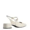 Scarpin Couro Croco Off White/Alt Off White - imagem 3
