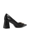 Scarpin Couro Croco Preto - imagem 3