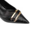 Scarpin Couro Croco Preto - imagem 6