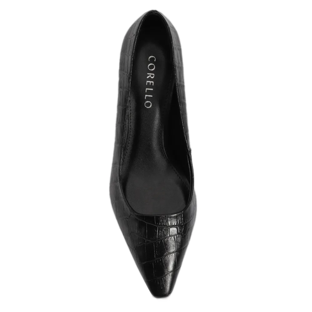 Scarpin Couro Croco Preto - imagem 5