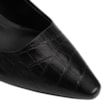 Scarpin Couro Croco Preto - imagem 6