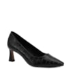 Scarpin Couro Croco Preto - imagem 1