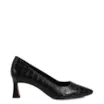Scarpin Couro Croco Preto - imagem 2