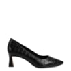 Scarpin Couro Croco Preto - imagem 2