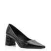 Scarpin Couro Croco Preto - imagem 1