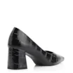 Scarpin Couro Croco Preto - imagem 3
