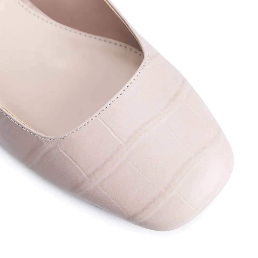 Scarpin Couro Croco Rosa/Alt Croco Rosa - imagem 6