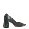 Scarpin Couro Croco Verde - imagem 3