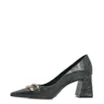 Scarpin Couro Croco Verde - imagem 4