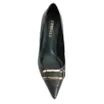 Scarpin Couro Croco Verde - imagem 5