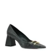 Scarpin Couro Croco Verde - imagem 1