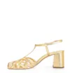 Scarpin Couro Dourado - imagem 4